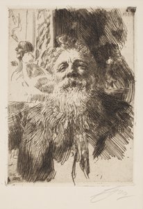 Auguste Rodin av Anders Leonard Zorn