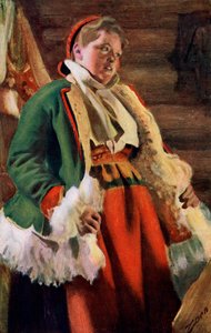 Braskkulla, en bondflicka från Moro, 1911-1912 av Anders Leonard Zorn