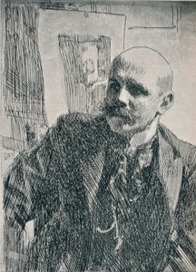 Greve Georg von Rosen 1843-1923, svensk målare, 1893, 1898 av Anders Leonard Zorn