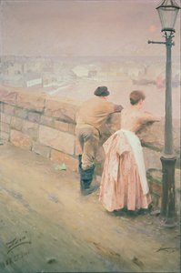Fiskare, St. Ives, 1888 av Anders Leonard Zorn