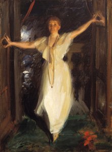 Isabella Stewart Gardner i Venedig, 1894 av Anders Leonard Zorn