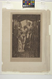 Le cabine (etsning) av Anders Leonard Zorn