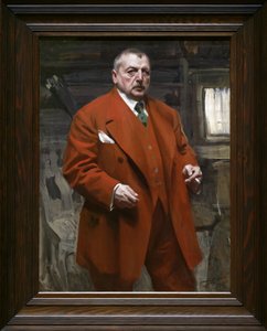 Self-portrait i rött av Anders Leonard Zorn