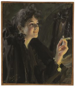 Cigarettflickan av Anders Leonard Zorn
