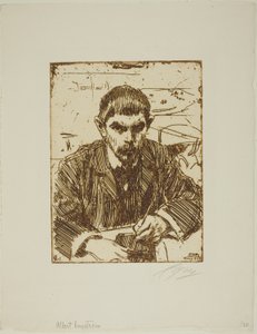 Albert Engström av Anders Leonard Zorn