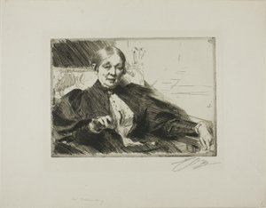 Anna Wallenberg av Anders Leonard Zorn