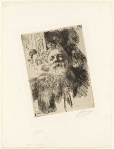 Auguste Rodin av Anders Leonard Zorn