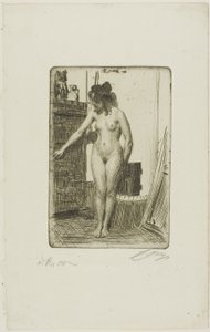 Innan kaminen av Anders Leonard Zorn