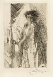 Porträtt av dansösen Rosita Mauri av Anders Zorn