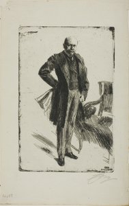 Överste Lamont I (hel längd) av Anders Leonard Zorn