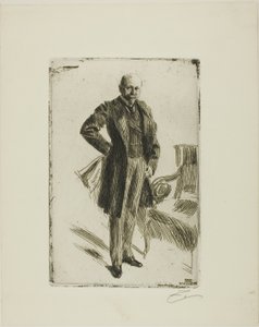 Överste Lamont I (hel längd) av Anders Leonard Zorn