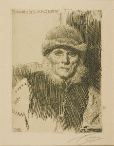 Dalebonde (Lavards Anders) av Anders Leonard Zorn
