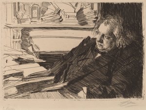 Ernest Renan av Anders Leonard Zorn