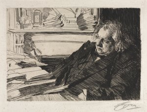 Ernest Renan av Anders Leonard Zorn