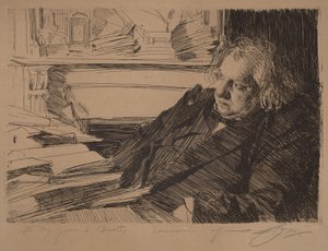 Ernest Renan av Anders Zorn