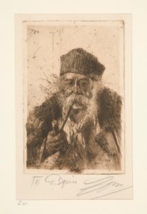 Bödel från Siebenburger (ungersk zigenare) av Anders Leonard Zorn