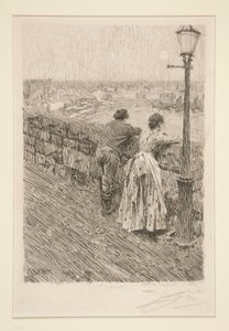 Fiskare vid St. Ives av Anders Leonard Zorn