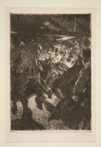 Gopsmor stuga av Anders Leonard Zorn