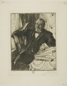 Grover Cleveland II av Anders Leonard Zorn