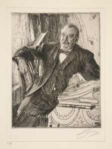 Grover Cleveland II av Anders Leonard Zorn