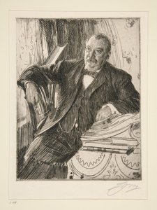 Grover Cleveland II av Anders Zorn