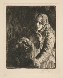 Madonna (En mor) av Anders Zorn