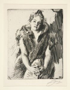Maja von Heijne av Anders Leonard Zorn