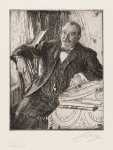 Herr Grover Cleveland av Anders Zorn