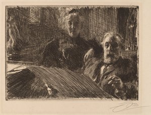 Herr och fru Furstenburg av Anders Leonard Zorn
