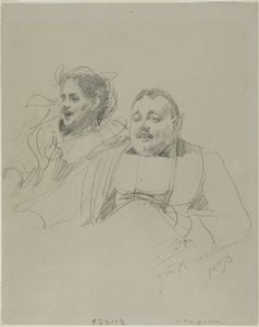 Mr och Mrs Raymond Johnson av Anders Leonard Zorn