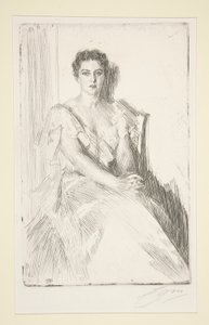 Mrs Cleveland av Anders Leonard Zorn