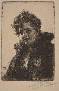 Fru Granberg av Anders Zorn