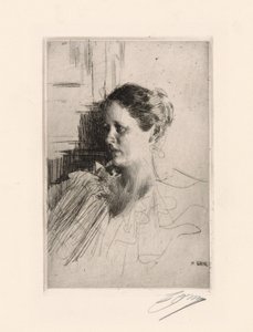 Fru Nagel av Anders Leonard Zorn