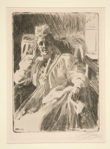 Drottning Sofia av Anders Leonard Zorn