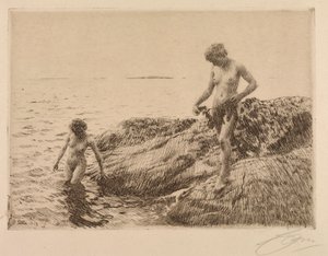 Seaward Skerries av Anders Leonard Zorn