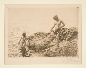 Skär mot havet av Anders Zorn