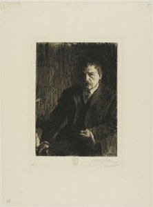 Självporträtt 1904 I av Anders Leonard Zorn