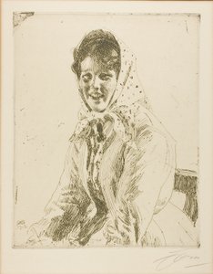 En Skeri Girl av Anders Leonard Zorn