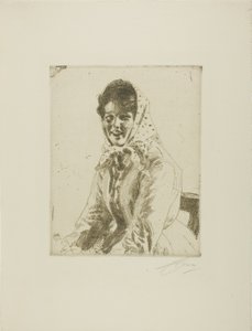 En Skeri Girl av Anders Leonard Zorn