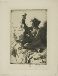 Souvenir eller gitarren av Anders Leonard Zorn
