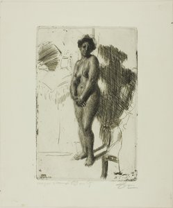 Stående Svart av Anders Leonard Zorn