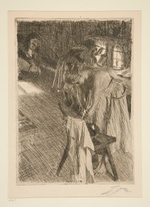Söndag morgon av Anders Leonard Zorn