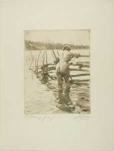 Staketet av Anders Leonard Zorn