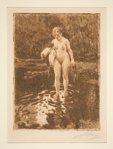 Vadstället av Anders Zorn