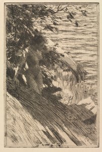 Den store badaren av Anders Leonard Zorn