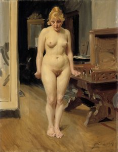Den blyga modellen av Anders Zorn