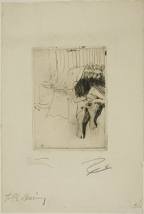 Trött modell av Anders Leonard Zorn