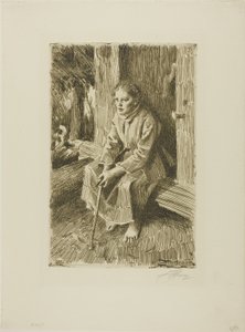 På vallen av Anders Leonard Zorn