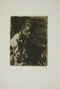 Byns violinist av Anders Leonard Zorn