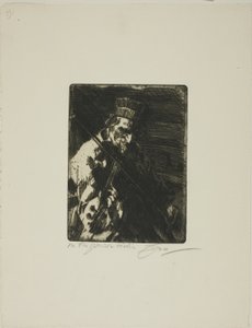 Byns violinist av Anders Leonard Zorn